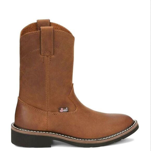 Justin Western Round Toe Boot - Picture 1 of 8